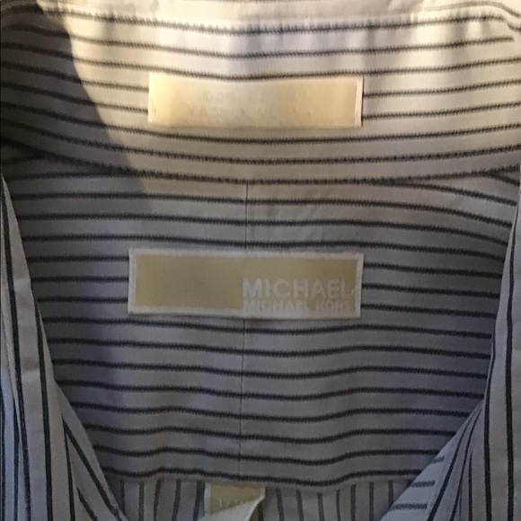 Michael Kors, Men’s Long Sleeve Dress Shirt - Picture 5 of 8